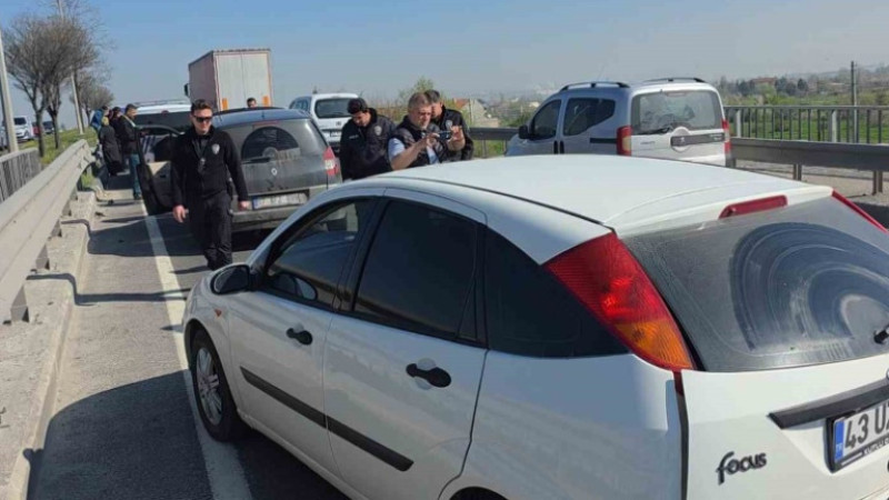 Kütahya’da zincirleme trafik kazası: 1 yaralı