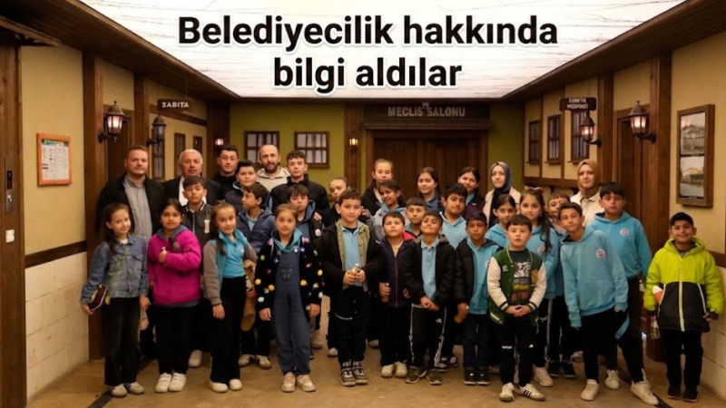 Öğrenciler belediyecilik hakkında bilgi aldı