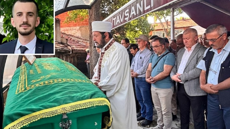 Genç teknisyen dualarla son yolculuğuna uğurlandı 