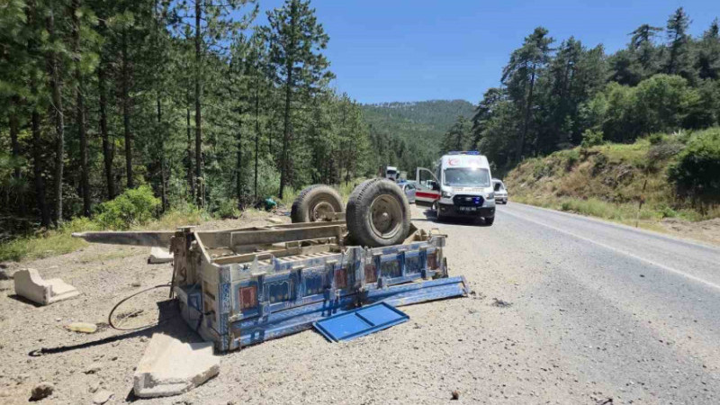 Domaniç ‘te trafik kazası 
