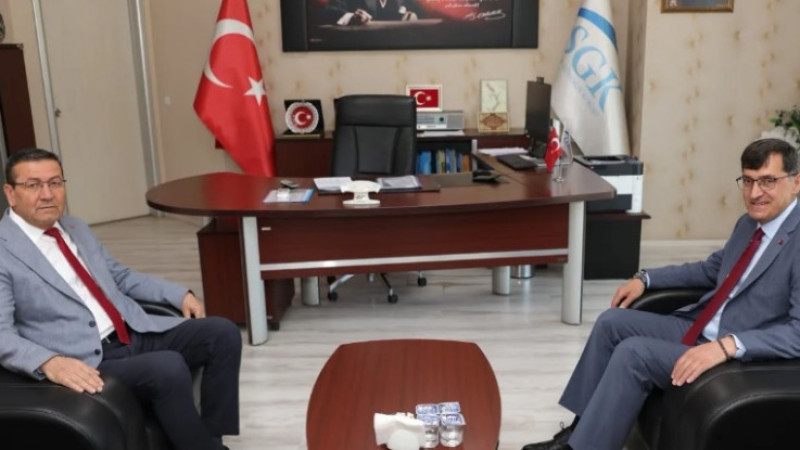 Kahveci ve Müdür Sayar, Kütahya için ortak çalışmaları değerlendirdi