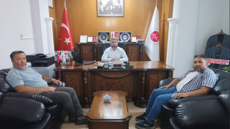 Gazetecilerden Tavşanlı İlçe Müftüsü Dr. Reşit Ceylan’a 