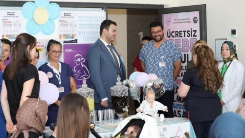 Kütahya Şehir Hastanesinde Dünya Emzirme Haftası farkındalığı