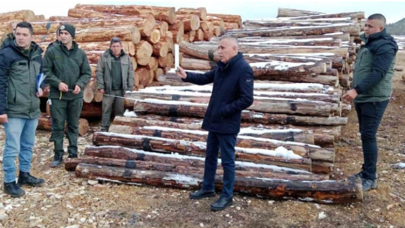 Emet ormanda eğitim tatbikatı 