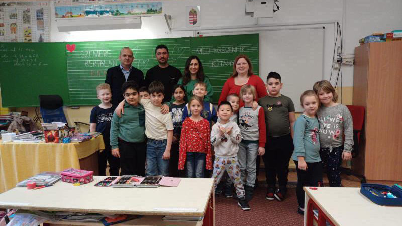 Milli Egemenlik İlkokulu Erasmus+ Projesi ile Macaristan'daydı 