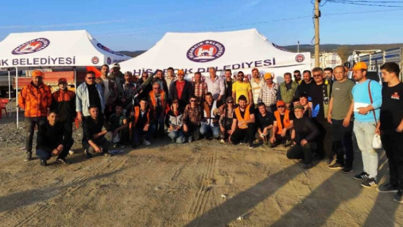 Hisarcık’ta tek kurşun ve tavşan hedef atışı yarışması