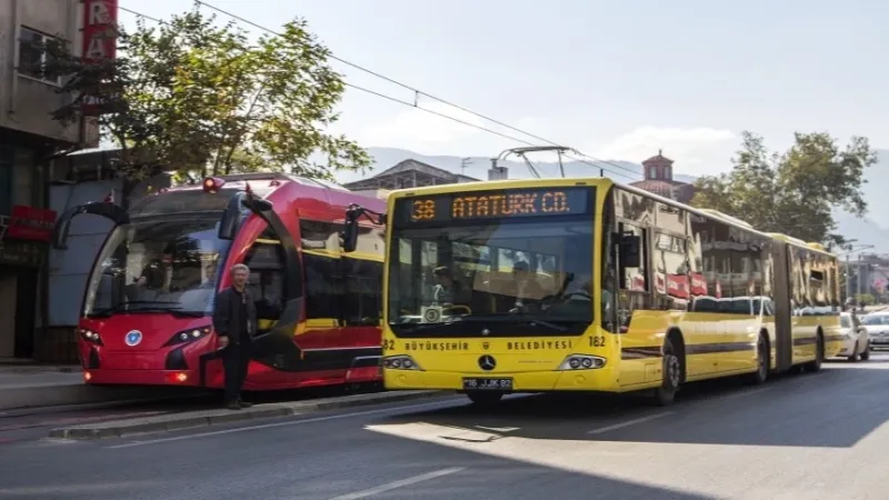 Bursa’da 19 Mayıs’ta ulaşım ücretsiz