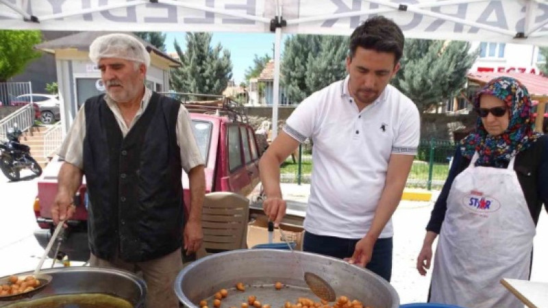 Hisarcık İlçe Devlet Hastanesi’nde geleneksel lokma hayrı