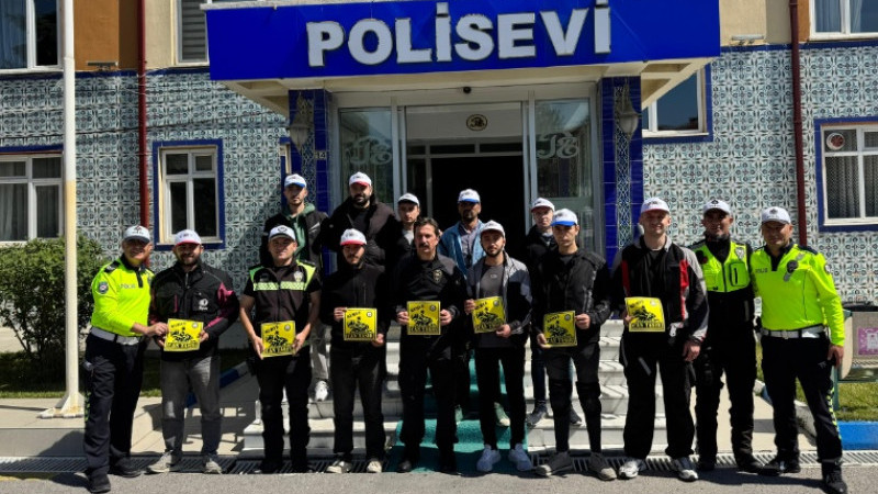 Motor Kuryelere Yönelik Trafik Eğitimi Düzenlendi