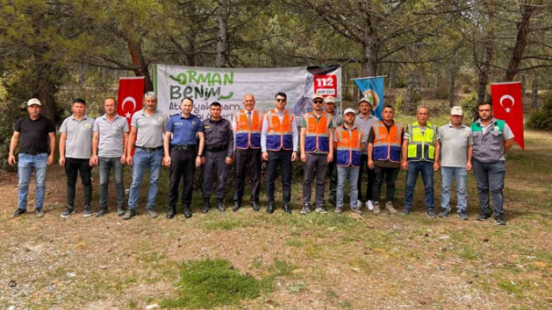 Hisarcık’ta orman yangınlarına karşı  Orman Benim  kampanyası