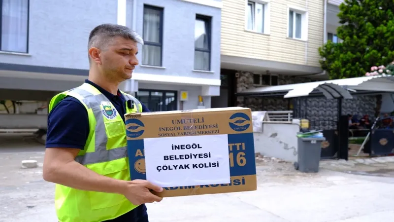 Bursa İnegöl'den bayram öncesi gönül köprüsü