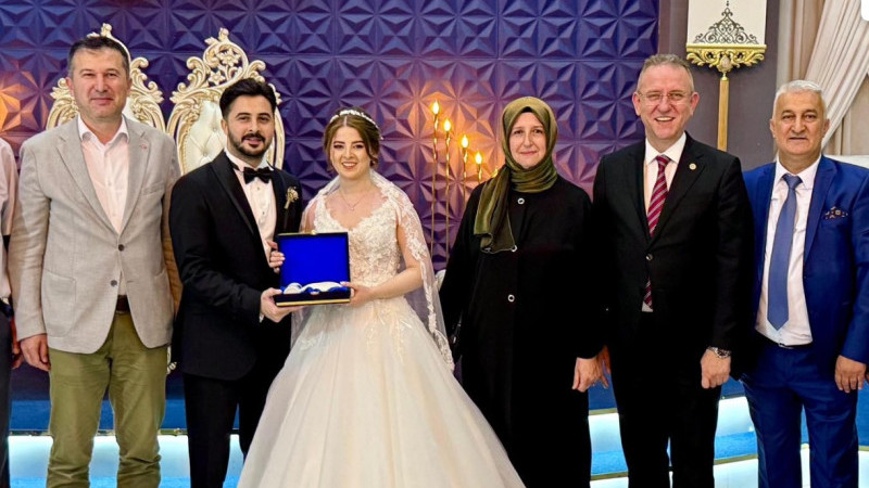 Milletvekili Mehmet Demir, Ahmet Çevik'in Oğlu Selim Enes'in Düğün Merasimine Katıldı