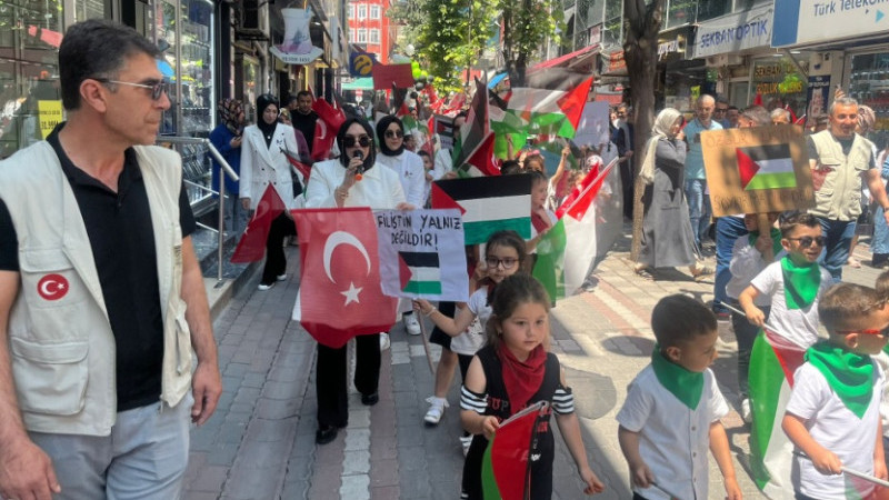 Tavşanlı’dan Filistin’e destek
