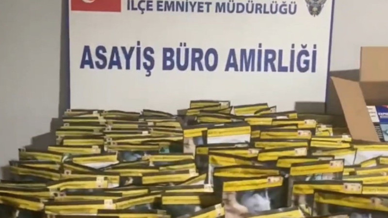 Kaçak tütün operasyonu 