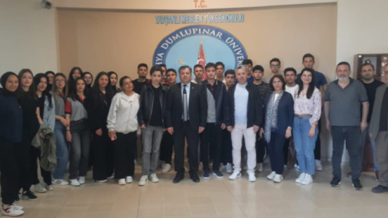 Tavşanlı Anadolu Lisesi Öğrencilerinden Tavşanlı M Y O‘na Ziyaret