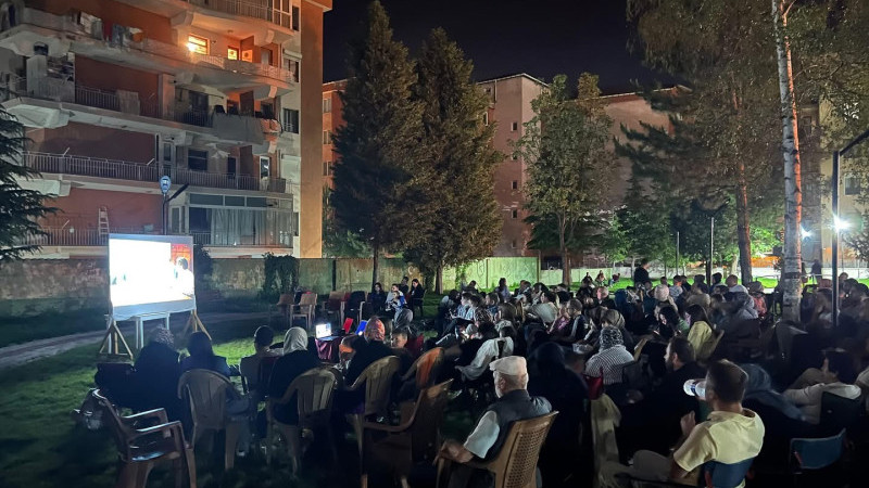 Tavşanlı’da açık hava sineması 