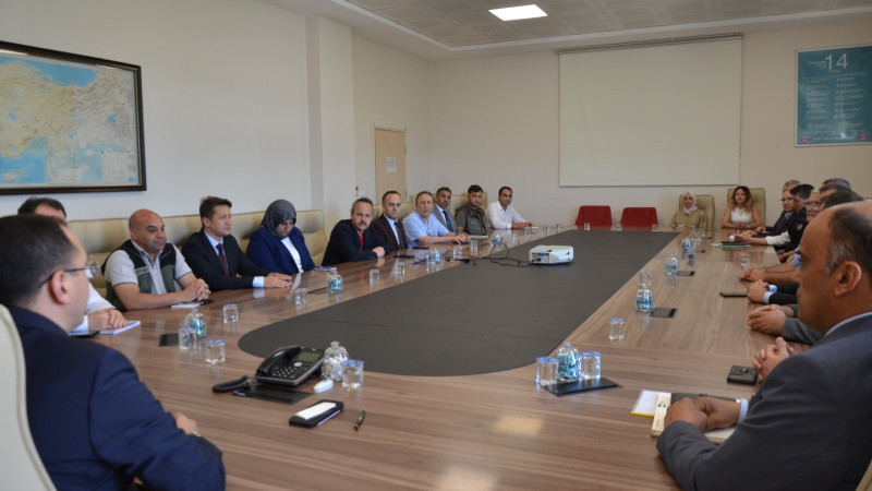 Kaymakam Özdemir Kurum Amirleri ile Buluştu