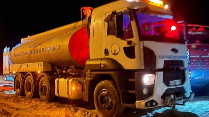 Gediz’deki yangına Kütahya OSB’den destek