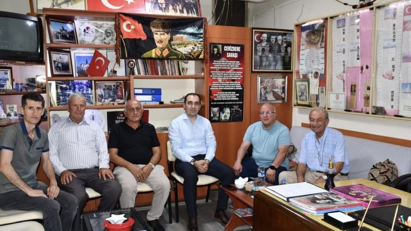 Tavşanlı Kaymakamı Ömer Faruk Özdemir'den Şehit ve Gaziler Derneği'ne Ziyaret