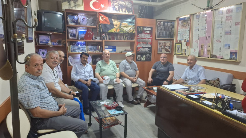 Millet Partisi'nden Tavşanlı Cevizdere Şehitleri ve Gazileri Araştırma Derneğine Ziyaret