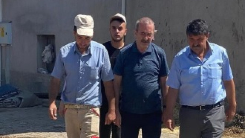 AK Parti’den Karacaören köyündeki yangın mağdurlarına ziyaret