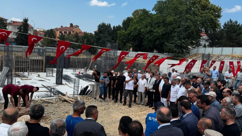 Kütahya'nın Tavşanlı İlçesinde Arifağa Camii'nin Temeli Atıldı