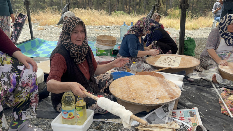 Harmancık yangını sonrası hayır gözlemesi 