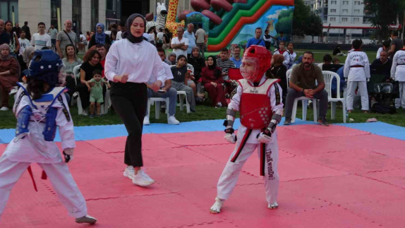 Açık hava Taekwondo 