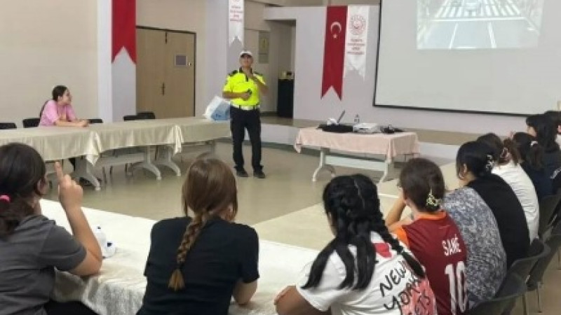 Kütahya’da korunma ve bakım altındaki çocuklara trafik eğitimi
