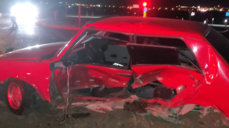 Trafik kazası 6 yaralı 