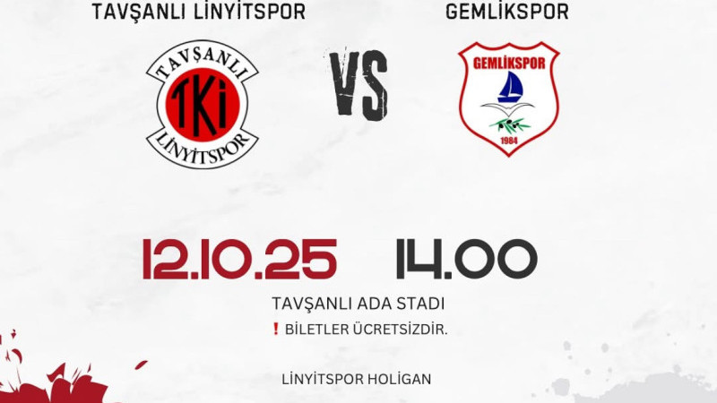 Sezonun İlk Maçı Ada Stadı'nda Gemlikspor'a Karşı 