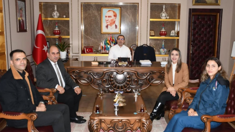 PTT Tavşanlı Heyeti'nden Kaymakam Özdemir'e Kuruluş Yıldönümü Ziyareti