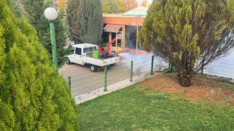 Tavşanlı Göbel Termal Tesisleri'nde Sinek ve Sivrisinek İlaçlaması