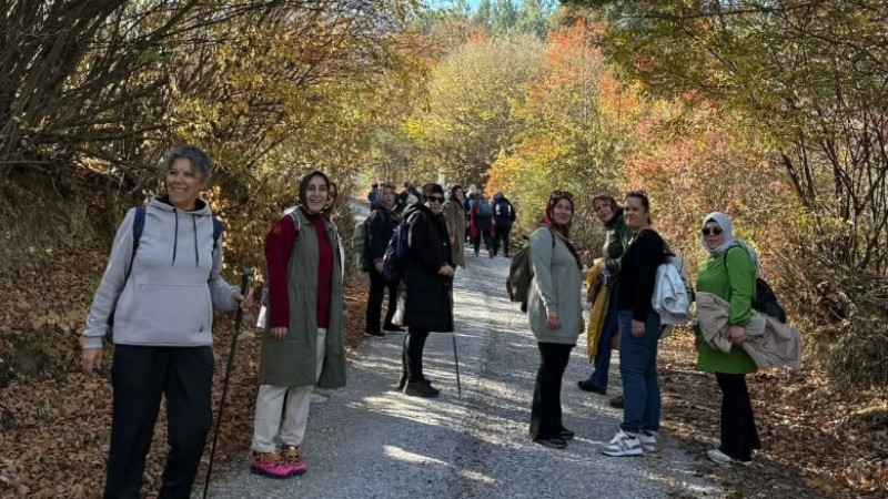 Kütahya’nın Kumarı Mahallesi’nde doğa yürüyüşü