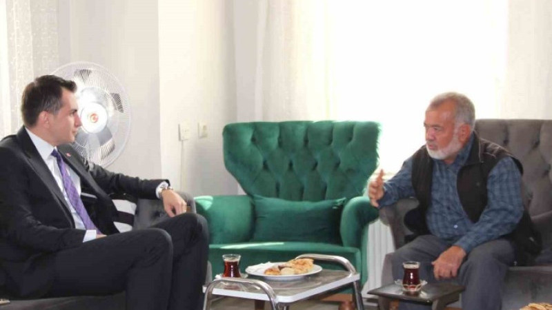 Hisarcık Kaymakamı Atam şehit ve gazi aileleriyle