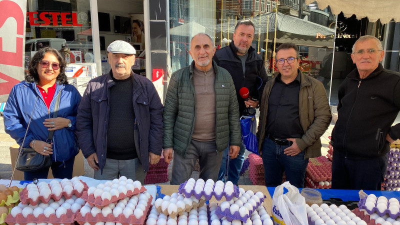 Tavşanlı Yumurta Pazarında Fiyatlar Geriledi, İlgi Devam Ediyor 