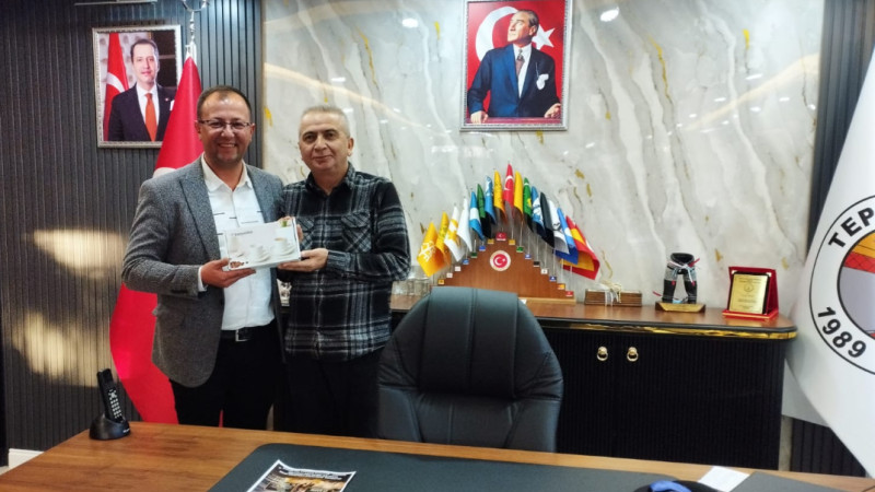 Ahmet Yılmaz’dan Tepecik Belediye başkanı Tekin ‘e ziyaret 