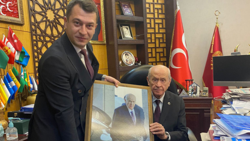 Ülkü Ocakları başkanı İlker Bükni ‘den önemli temaslar