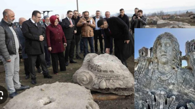 Aizanoi Antik Kenti’nde yürütülen kazı 