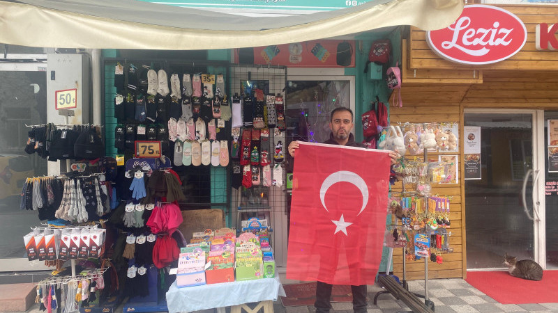 Tavşanlı'da esnaflardan anlamlı tepki