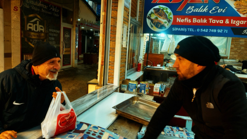 Balıkta kar bereketi 