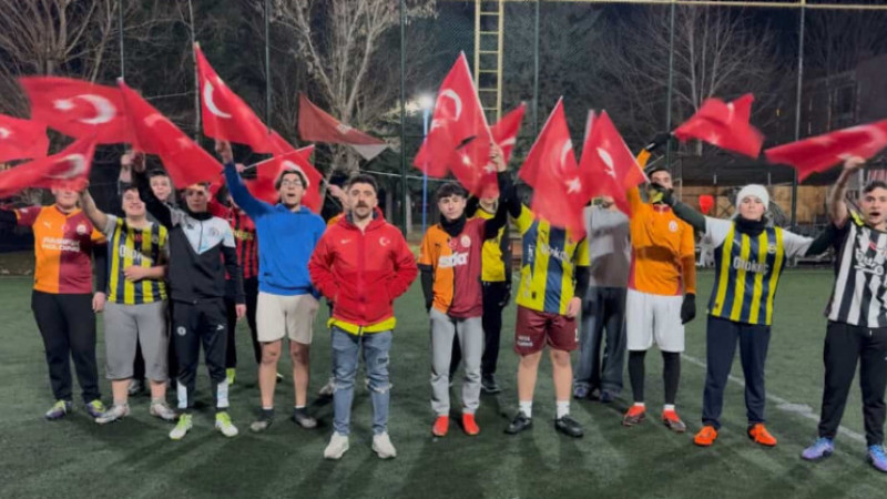 Halı sahada milli gurur