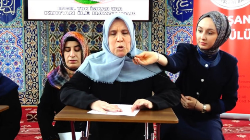 Tavşanlı’da engel tanımayan Kur’an sevgisi