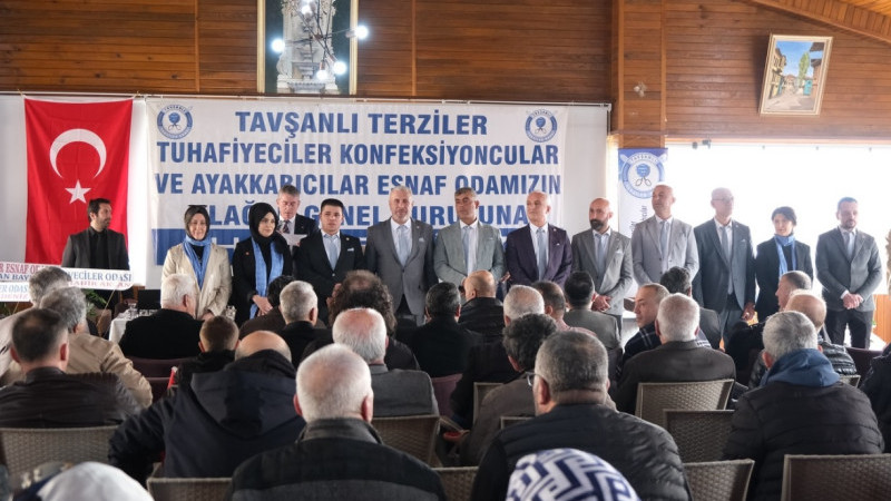  Tavşanlı Terziler Odası’nda Halil Sezer Güven Tazeledi