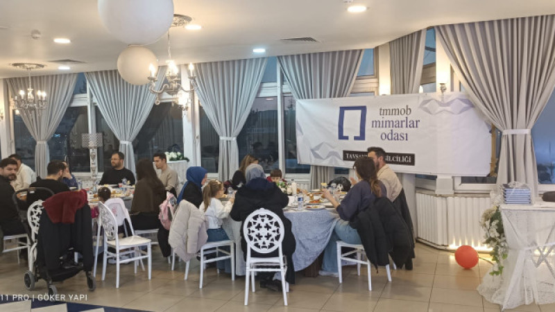 TAVŞANLI’DA MİMARLAR İFTAR SOFRASINDA BULUŞTU