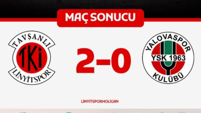 Tavşanlı Linyitspor Evinde Hata Yapmadı: 2-0