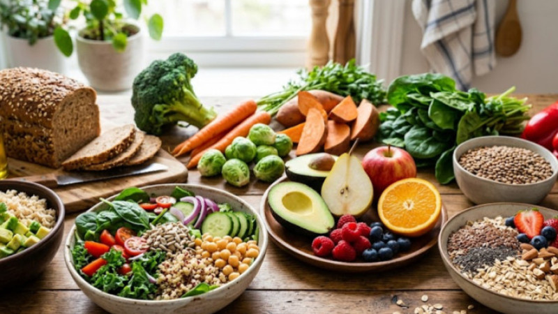 Sağlıklı beslenme kaynağı lifli ürünler