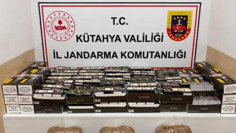 Kütahya’da Kaçak Tütün Operasyonu