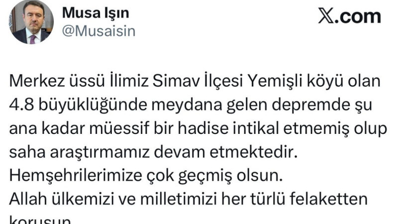 Deprem çevre illerden de hissedildi 