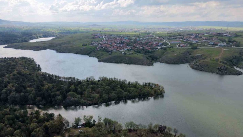 Yeşille mavinin buluştuğu yer Enne Barajı
